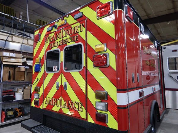 Frankfort FPD ambulance reburb