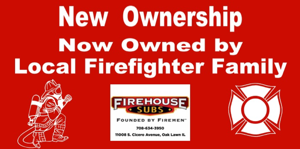 Retired firefighter Bret Jefferies and his wife Michelle own Firehouse Subs in Oak Lawn