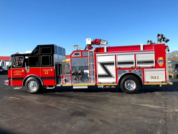 E-ONE industrial fire engine for the Citgo Petroleum Company in Lemont 
