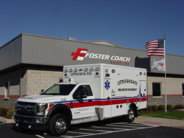 Ford F550/Horton Type I ambulance for the Little Rock-Fox FPD