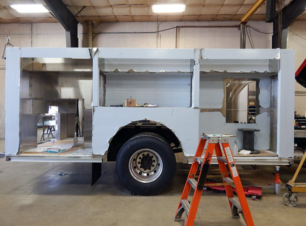 Alexis fire engine being built for the Fox lake FPD