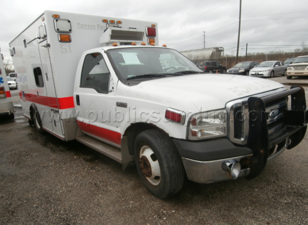 Former Chicago FD Ambulance #51 for sale by auction