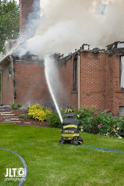fire destroyed a home in the Village of Wayne IL