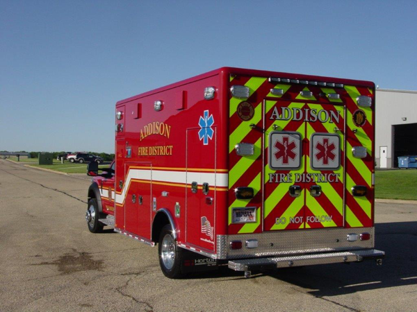Addison Fire District ambulance