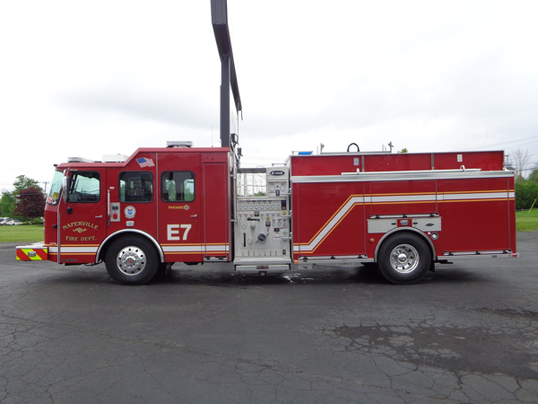 stainless steel E-ONE fire engine