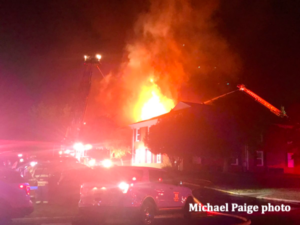 3-Alarm fire in Crystal Lake