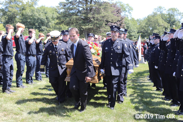 Funeral for former Sandwich FPD Fire Chief Jason Prus