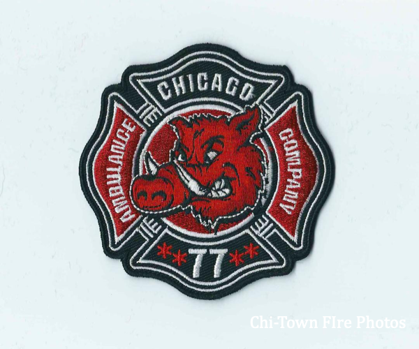 Chicago Feuerwehr Motor 35 Lastwagen 28 Company Aufnäher 