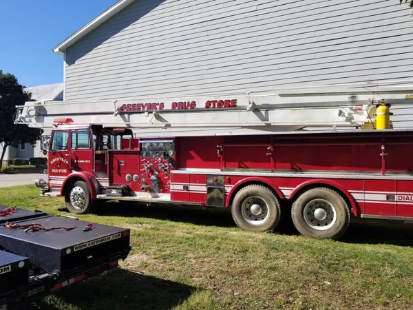 vintage fire truck for sale