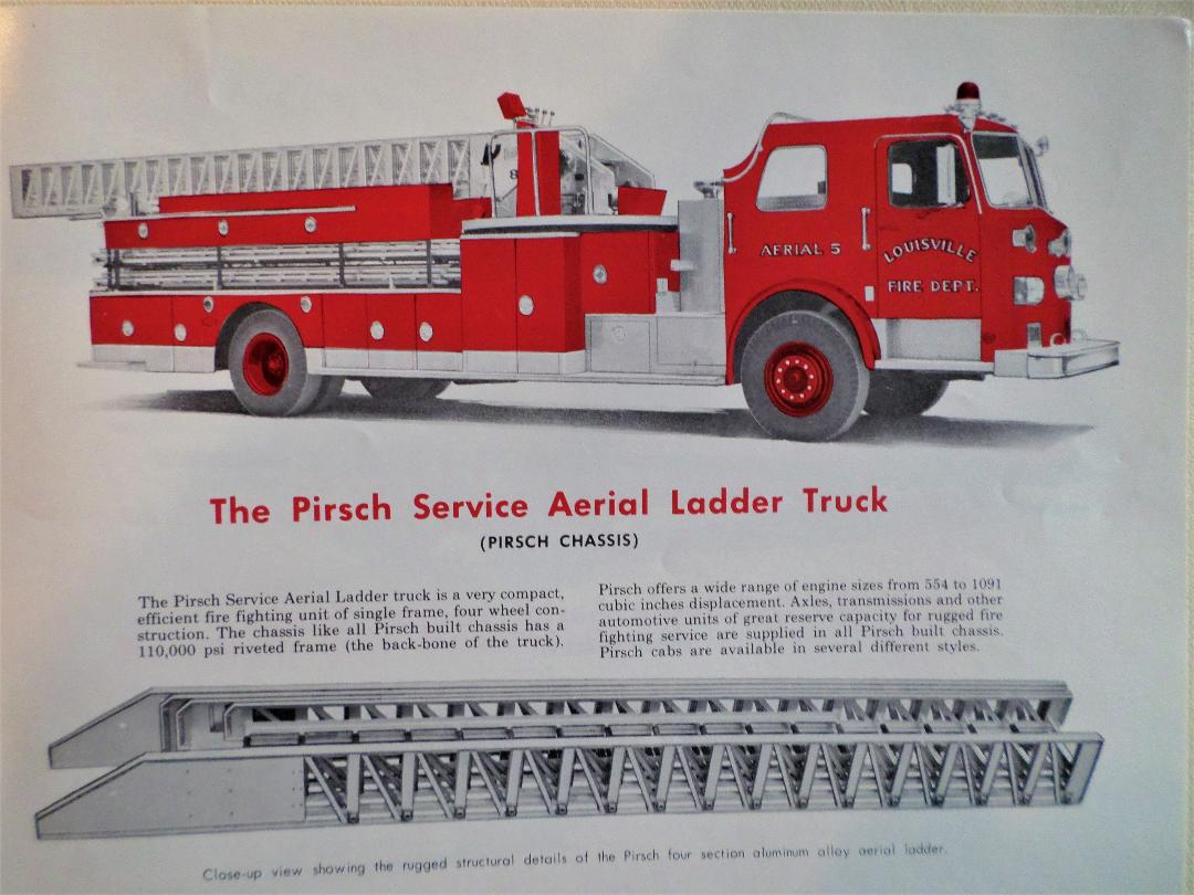 Image Photo CD Peter Pirsch & Sons Fire Apparatus Engines Ladders 555 Rescues 