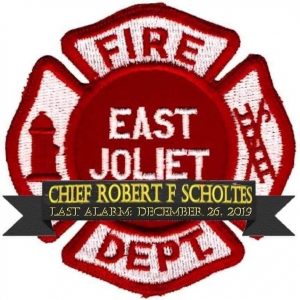 passing of East Joliet Fire Protection District Fire Chief Robert Scholtes