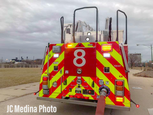 E-ONE CR137 ladder truck in Chicago