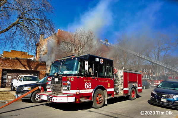 Spartan fire engine in Chicago