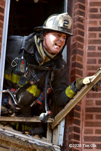Chicago Firefighter with PPE