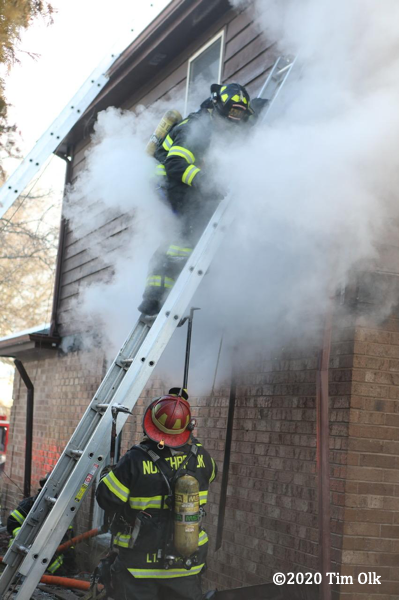 Northbrook Firefighters at house fire
