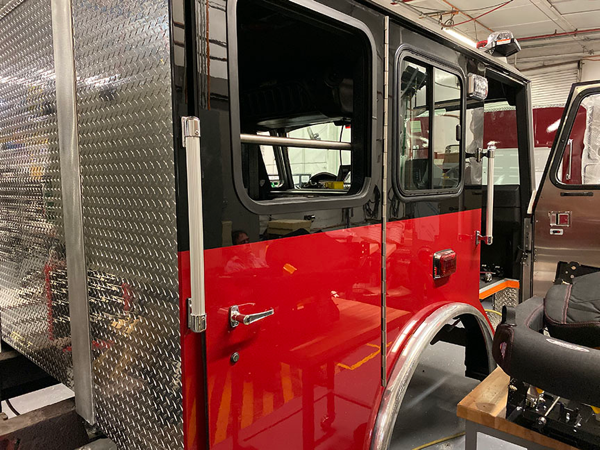 E-ONE fire engine being built
