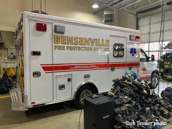 Bensenville FPD ambulance gets new chassis