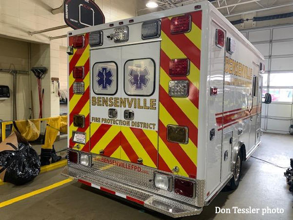 Bensenville FPD ambulance gets new chassis
