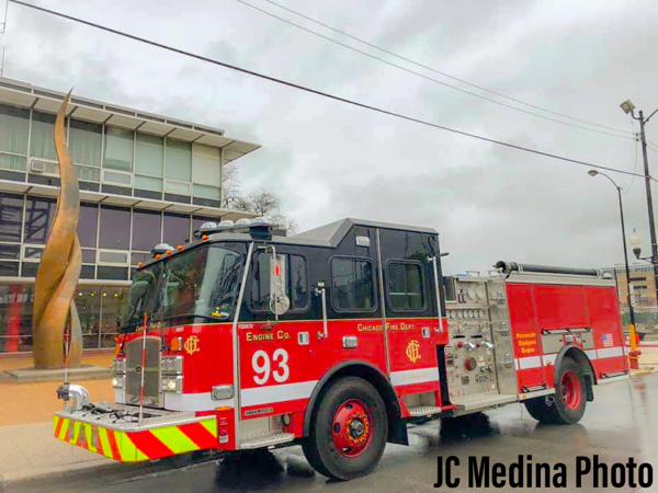 2020 E-ONE Cyclone fire engine in Chicago