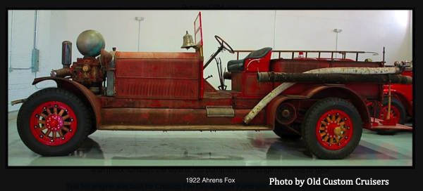 former Chicago FD Ahrens Fox piston pumper