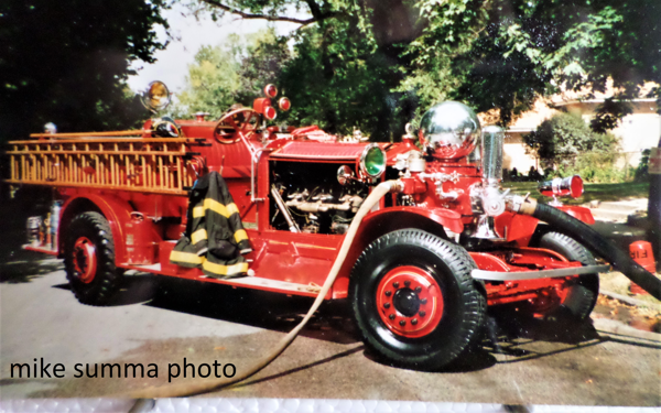 classic Ahrens Fox fire engine