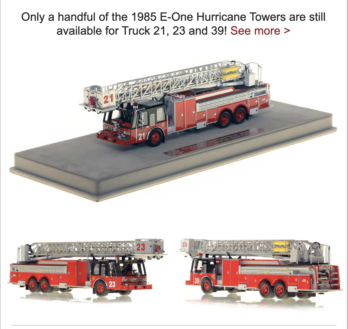 Fire Replicas Museum Grade Models