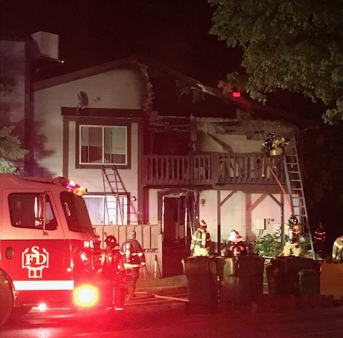 two injured in Sycamore townhouse fire