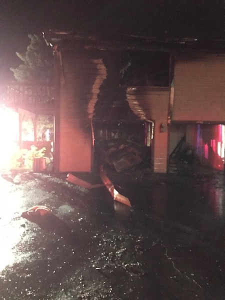 two injured in Sycamore townhouse fire