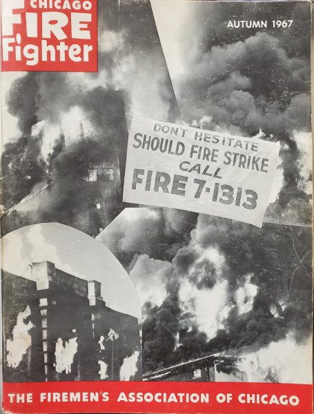vintage Chicago Fire Fighter Magazine Autumn 1967