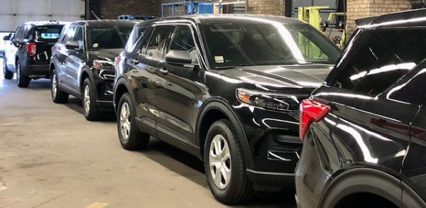 new black Ford Explorers for the Chicago Fire Department