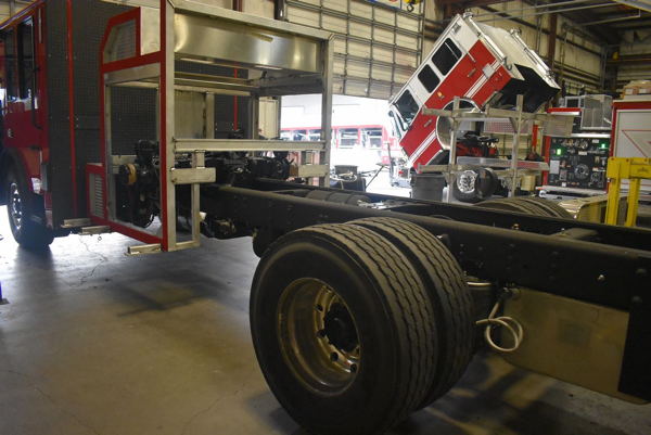 fire engine being built for the West Chicago FPD