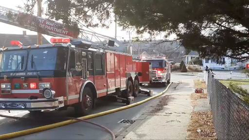 West Warwick, RI fire trucks