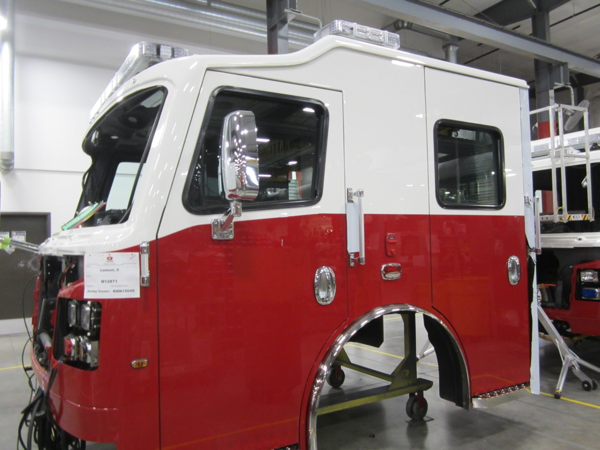 fire engine being built for the Lemont FPD