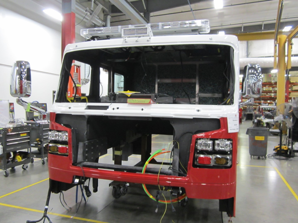 fire engine being built for the Sycamore FPD