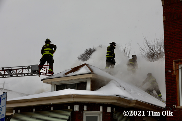 One person died in a 2-11 Alarm fire at 8032 S. Hermitage in Chicago 2-8-21