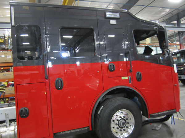 fire engine being built for the Bartlett FPD