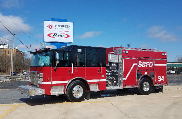2021 Pierce Saber fire engine
