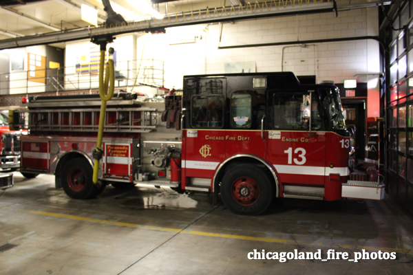 inside Chicago FD Engine 13's house