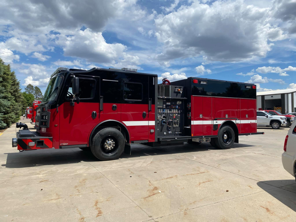 final inspection of new fire engine