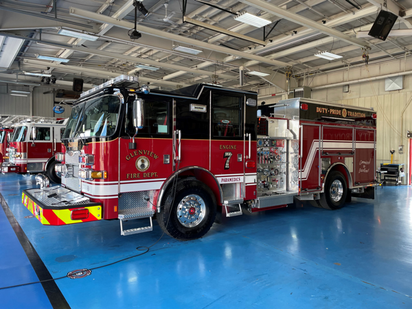 Pierce Arrow XT fire engine for Glenview Illinois