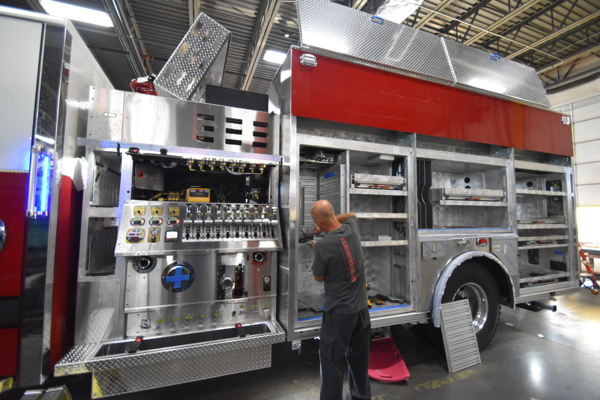Rosenbauer Commander fire engine built for the Lemont FPD
