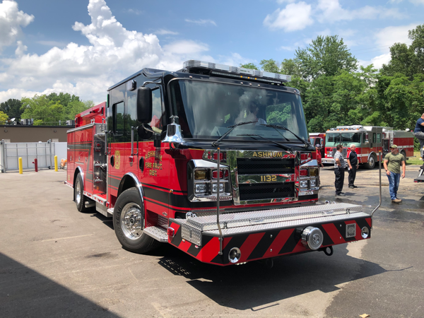 new Rosenbauer Warrior fire engine
