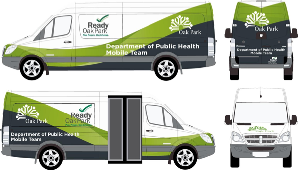 Oak Park Department of Public Health Mobile Team van