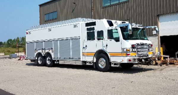New Pierce Velocity heavy rescue squad for the Denver Fire Department