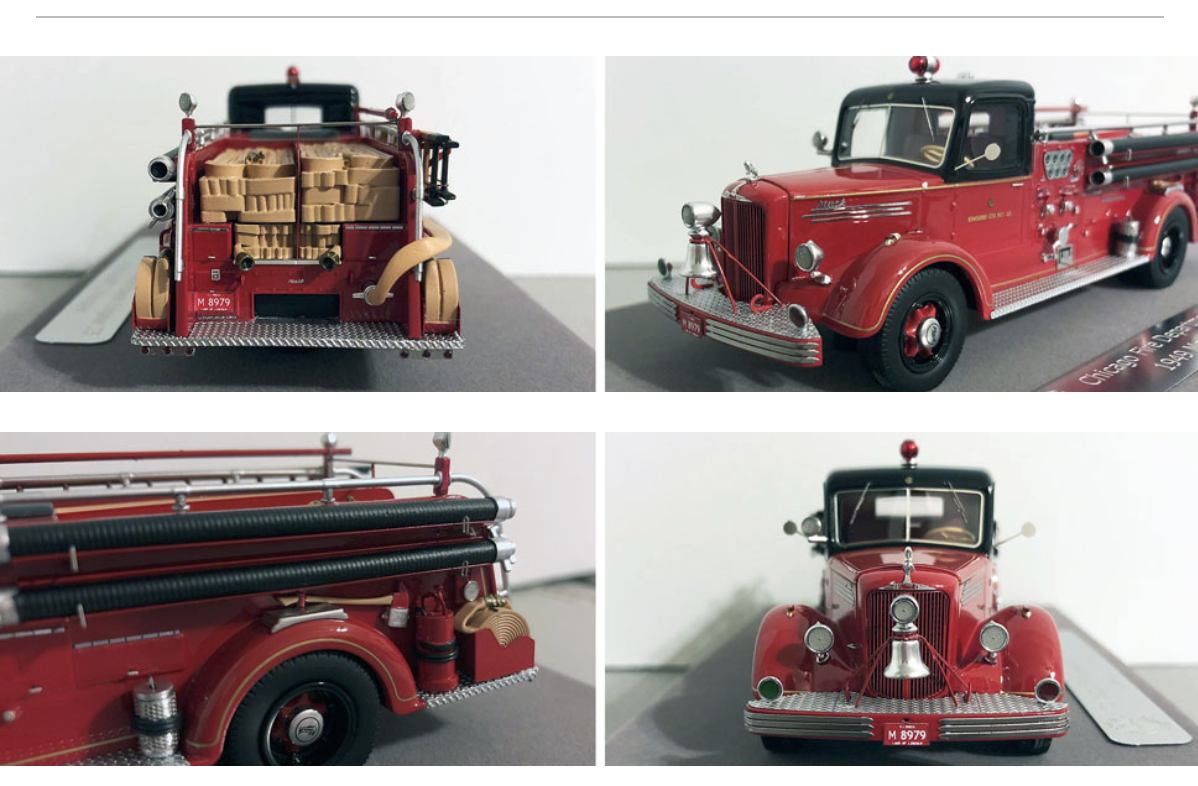 Fire Replicas CHICAGO FIRE DEPARTMENT 1949 MACK® L COUPE CAB ENGINE 25