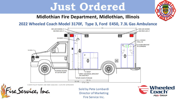 Midlothian FD orders new ambulance