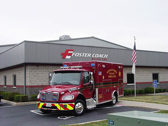 new Buffalo Grove FD ambulance - Freightliner - Horton Type 1