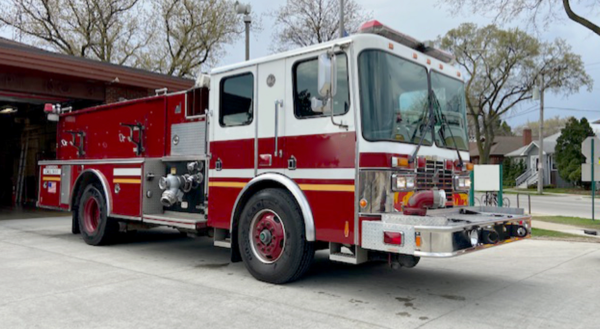 Oak Park fire engine sold