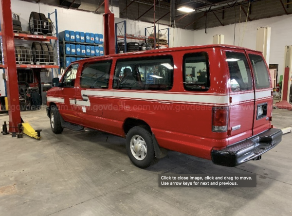 2009 Ford Econoline E-350 Super Duty Extended cargo van for sale setup as fire department command post