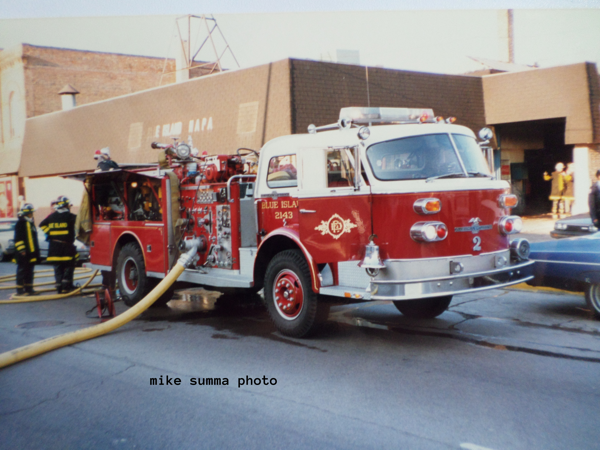 vintage American LaFrance fire engine